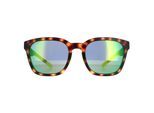 Smith Founder A84 X8 mat schildpad groene spiegel zonnebril