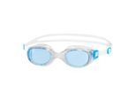 Speedo Futura-klassieke zwembril voor volwassenen van Unisex (Helder/Blauw)