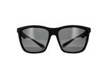Polaroid Rectangle Mens Schwarz Grau Grau Polarisierte Sonnenbrille