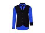 Shirt with vest and tie set of 3