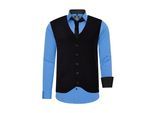 Shirt with vest and tie set of 3