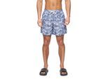 Henleys Heren Wave Polyester Regular Zomer Zwemshorts (Marineblauw)