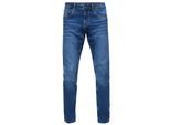 Royal Blue Used Jeans Hose "MELVIN" Slim Fit Cotton-Stretch
