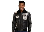 Heren True Black Top Gun A2 leren bomberjack - Perth