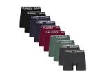 Mario Russo Basic Boxershorts für Herren. Die Boxershorts sind aus Polyester und Elastan gefertigt, wodurch der Stoff sehr dehnbar ist. Marke: Mario RussoModellname: basic boxersKategorie: Boxershorts für HerrenMaterialien: Baumwolle/ElastanFarbe: grün, grau, rot, blau, schwarz