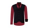 Shirt with vest and tie set of 3