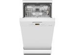 MIELE Standgeschirrspüler "G 5540 SC SL Active", Energieeffizienz: E (A-G), silber (brillantweiß), B:44,8cm H:84,5cm T:60cm, Geschirrspüler