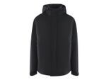 Ice Iceberg effen zwarte jas met capuchon