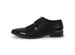 Formelle Oxford-Derby-Schuhe aus schwarzem Leder für Herren