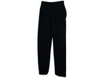 Fruit Of The Loom Heren Open Zoom Trainingsbroek / Joggingbroek (Zwart)