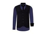 Shirt with vest and tie set of 3
