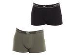 Pack-2 Atmungsaktive Stoff-Boxershorts mit anatomischer Vorderseite KL2014 men