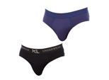 Pack-2 Basic Slips aus atmungsaktivem Stoff KLS2 für Herren