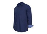 Stretch Overhemd Milano von Cappuccino Italia in der farbe Blau.