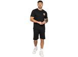 Enzo Milano | Heren Applique Embleem T-Shirt & Shorts Set