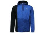 Puma Heren Collective Woven Jacket Capuchon Windjack Blauw Zwart 518384 02