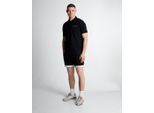 Lyle & Scott Contrast Zoom Zwemshort - Jet Zwart/Zijde Honing