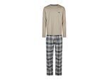 Phil & Co. Berlin Herren Pyjama Flanell Schlafanzug, Pyjama Set, Nachtwäsche