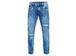 Jeans Hose "TORI" Slim Fit Destroyed Denim