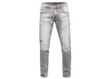 Jeans Hose "TORI" Slim Fit Destroyed Denim