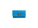 FELIPA Mini leren schoudertas Dames Blauwe aster