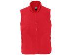 SOLS Volwassen uniseks fleece vest van Noorwegen (Rood)