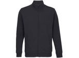 SOLS Cooper Marl Full Zip Jack voor volwassenen (Zwart)
