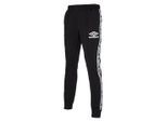 Umbro -Black -Track -Hosen mit Geklebten von Männern geklebt