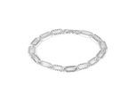 Luxenter Armband mit funkelnden Zirkonia-Steinen, rhodiniert – Asgoth