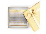 Adventskalender 12 Juwelen, 11 Perlen und 1 Überraschung - Gold und Kristall