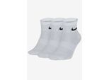 Nike Dry Cushion Everyday 3 paar enkelsokken in wit