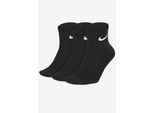 Nike Dry Cushion Everyday 3 paar enkelsokken in zwart