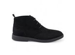 Schwarze Premium Chukka-Stiefel aus Wildleder im Desert-Stil für Herren