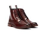 Ben Sherman Alfred Brogue Herren Burgundy Stiefel