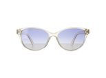 Calvin Klein CK20517S 740 kristal lichtgele zonnebril met kleurverloop