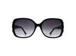 Guess GF6065 01B glÃ¤nzende schwarz-graue Sonnenbrille mit Farbverlauf