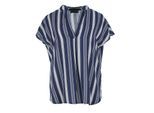 Bluse mit nautischem Streifendesign aus Viskose