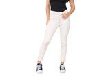 M&Co Damen-Mom-Jeans mit hohem Bund und schmal zulaufendem, geradem Bein in Beige