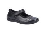 Hush Puppies Meisjes Clara Leren Schoolschoenen (Zwart)
