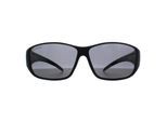 Montana Rectangle Unisex Matte Black Smoke Polarized FO4 Fit Over Glasses Sonnenbrillen