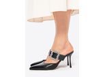 Wittchen Damen-Pumps aus Leder mit Stilettoabsatz, Schwarz, Naturleder