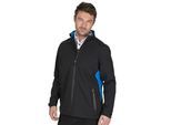 Island Green Heren Stretch Golf Waterdicht Jasje (Zwart/Turkoois)