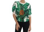 Dolce & Gabbana Vrouwen ananas banaan pailletten Crewneck Trui
