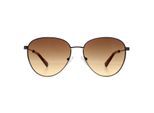 Guess GU8257 10F glanzend licht nikkelbruin zonnebril met kleurverloop
