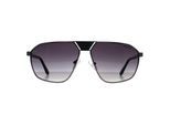 Guess Aviator Heren Glimmend Gunmetal Rook GU00086