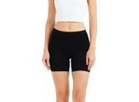 JUSTEVER Nahtlose lange Slips, spurlos, schwarz, Damen-Boxershorts - Vela