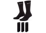 Nike Everyday Cushion Crew Trainingssokken 3 paar in zwart