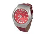 Chronotech 7694m03ac Rote Lederuhr