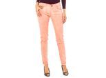 Elastische broek met slank gesneden zomen HWT010 vrouw