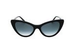 Banana Republic donkergrijze SF-lens zwarte Cat Eye-zonnebril